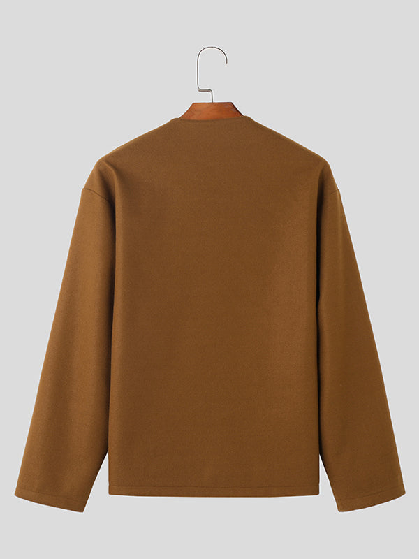 Norbert | Minimalistisk Uldjakke med Knapper