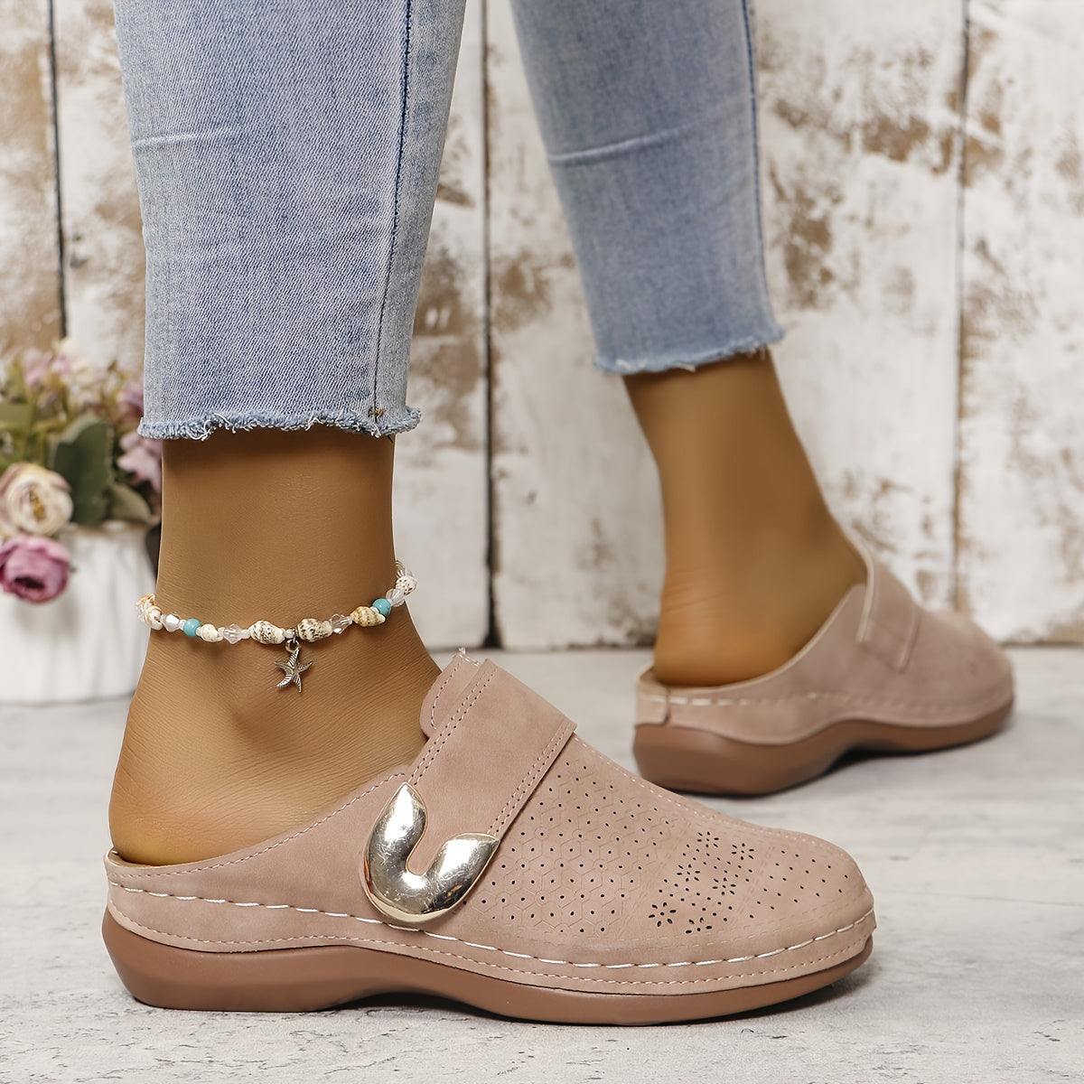 Theodora | Stilfulde Slip-On Mules med Ubesværet Komfort