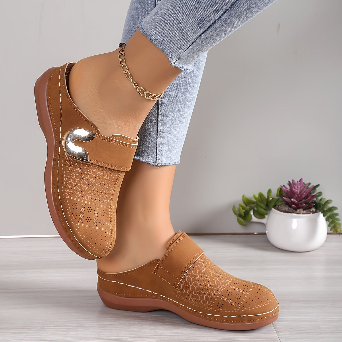 Theodora | Stilfulde Slip-On Mules med Ubesværet Komfort