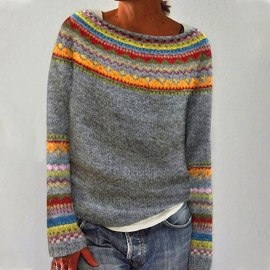 Rachele™ -  Retro-efterårspullover