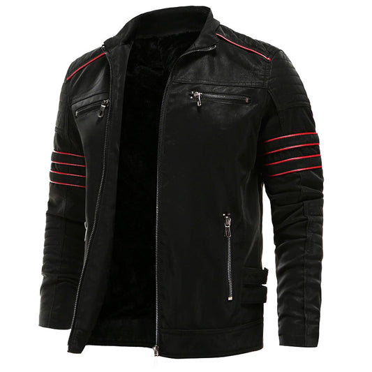 Declan™ | Stilfuld Sort Bikerjakke