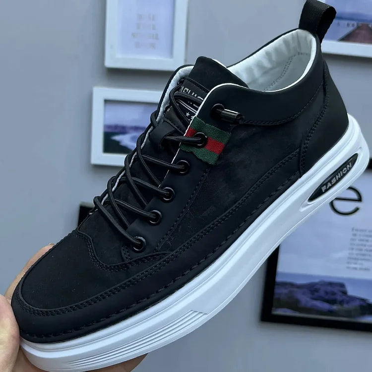 Gustav | Herre Klassiske Sorte Sneakers