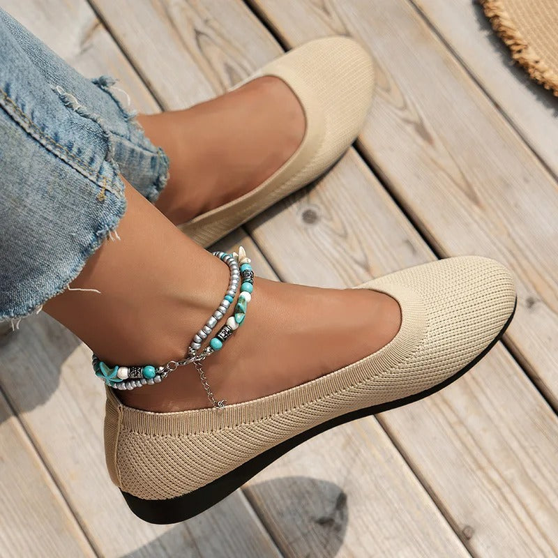 Elvy | Komfortable Slip-On Flade Sko
