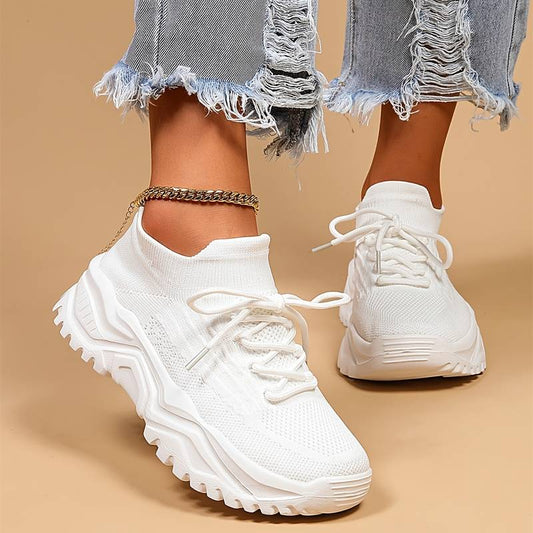Sandra | Åndbare Strikkede Sneakers