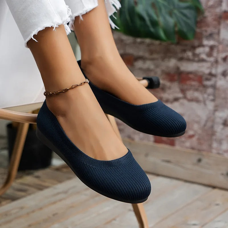Elvy | Komfortable Slip-On Flade Sko