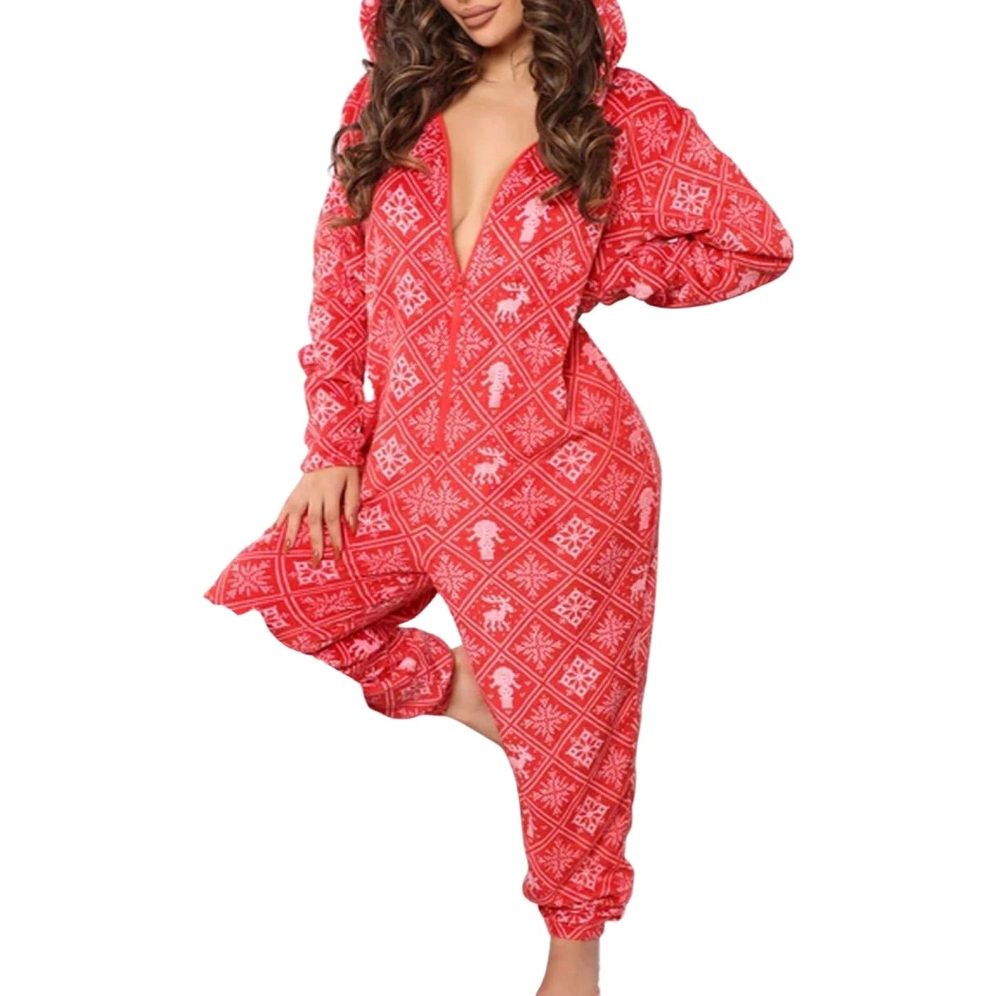 Kaja | Hyggeligt Fleece Loungewear med Stjerneprint