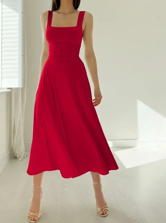 Juliane | Elegant Rygløs Maxi Kjole