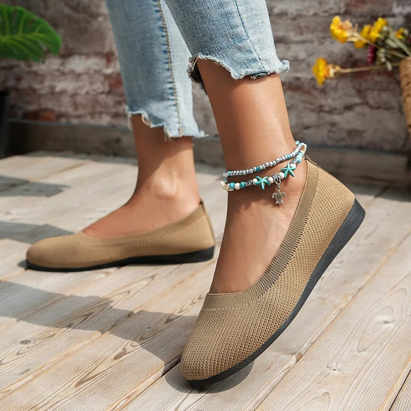 Elvy | Komfortable Slip-On Flade Sko