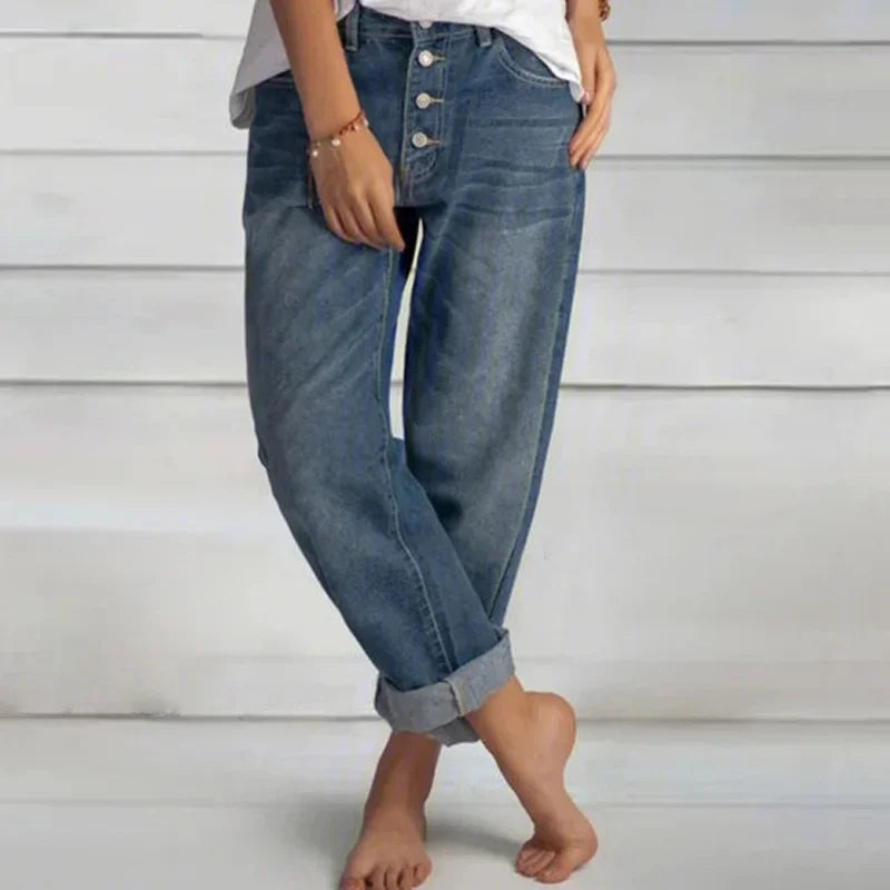 Kamilla | Stilfulde Loose-Fit High-Waist Jeans