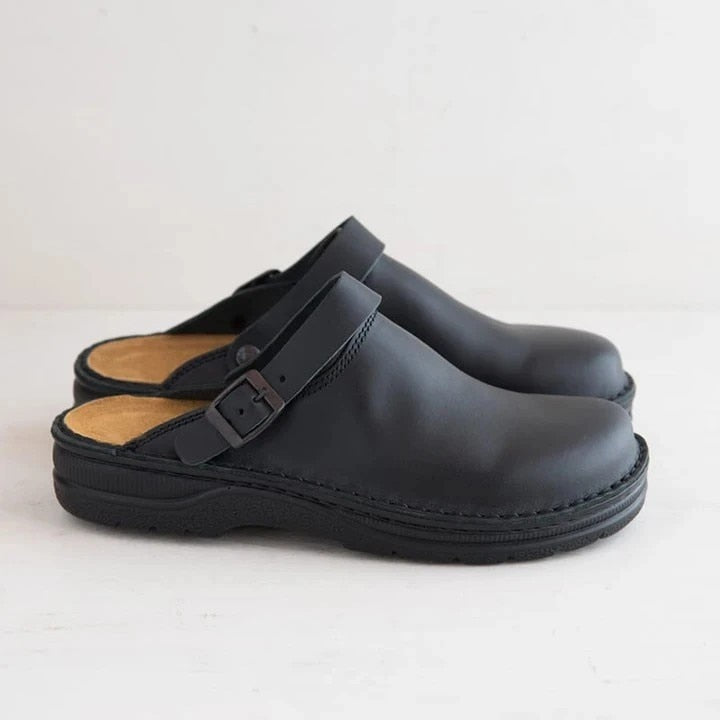 Cody™ | Stilfulde Læder Slip-On Træsko