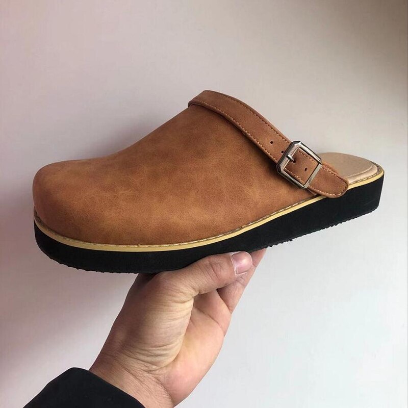 Cody™ | Stilfulde Læder Slip-On Træsko