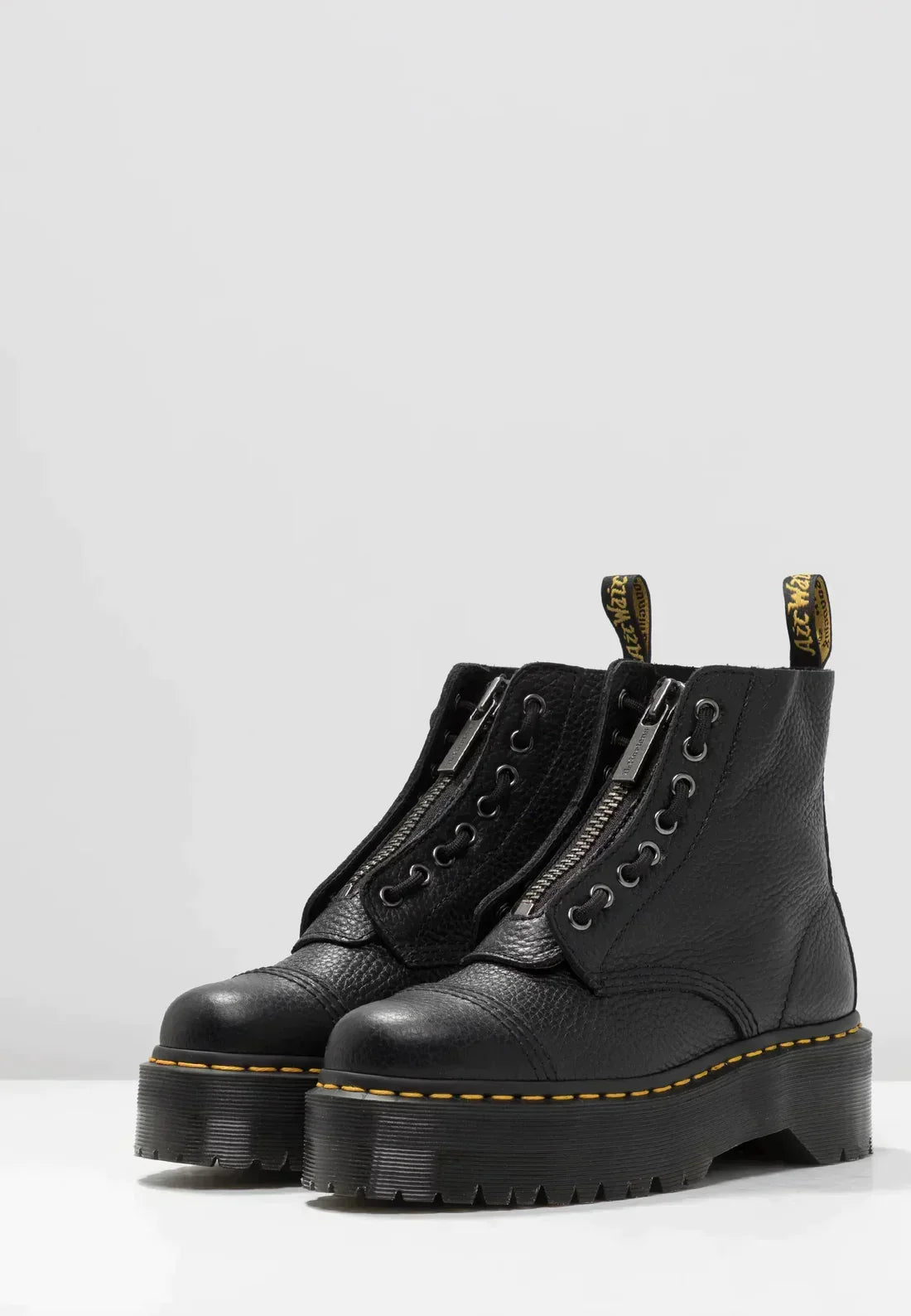 Gry™ | Stilfulde Zip-Up Platform Støvler