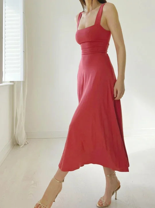 Juliane | Elegant Rygløs Maxi Kjole