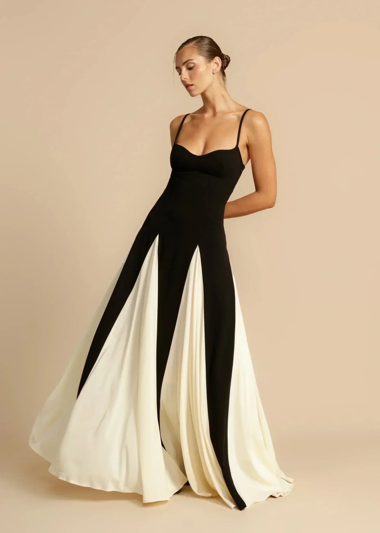 Elise | Stilfuld To-Tonet Maxi Kjole